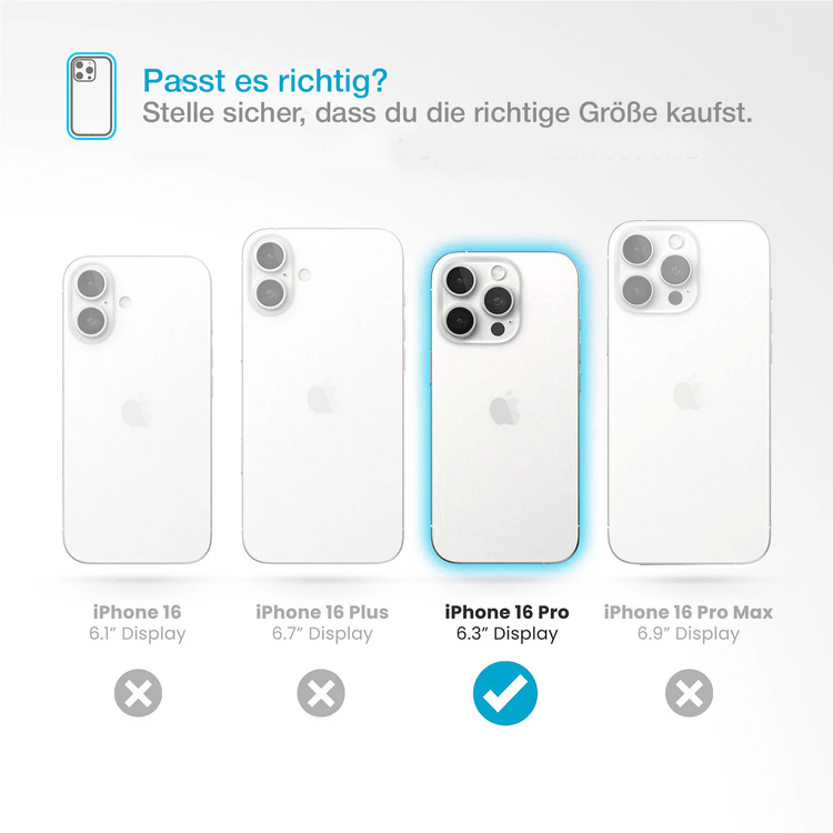 iPhone 16 Pro Hülle – MagSafe Handyhülle TPU + Acryl Silikon Case Cover von Xplay | iPhone 16 Pro kaufen bei Xplay