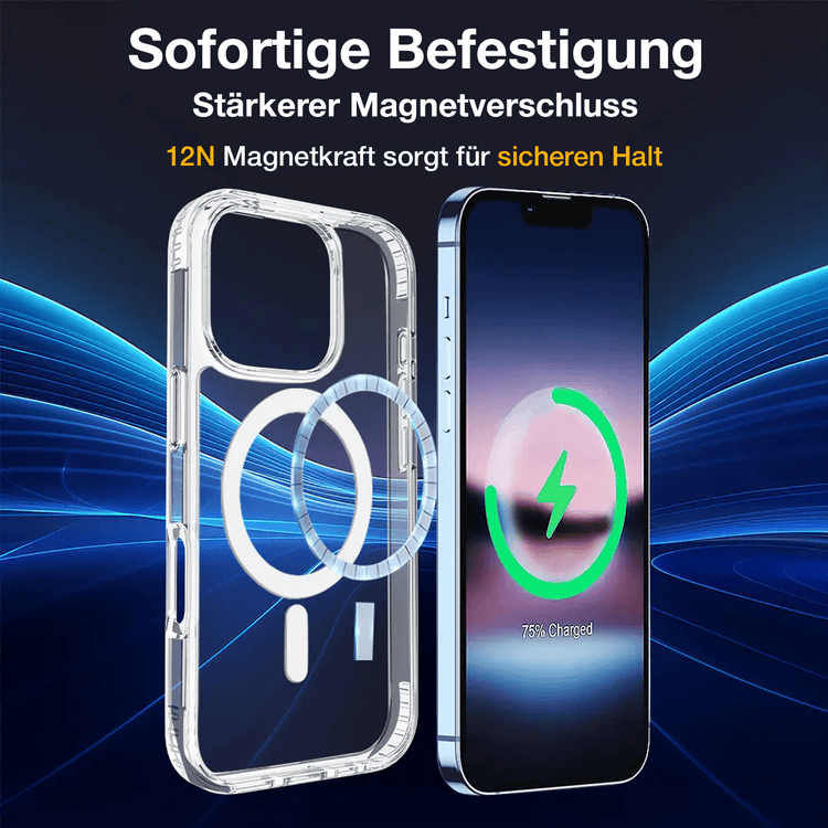 iPhone 16 Pro Max Hülle – MagSafe Handyhülle TPU + Acryl Silikon Case Cover von Xplay | iPhone 16 Pro Max kaufen bei Xplay