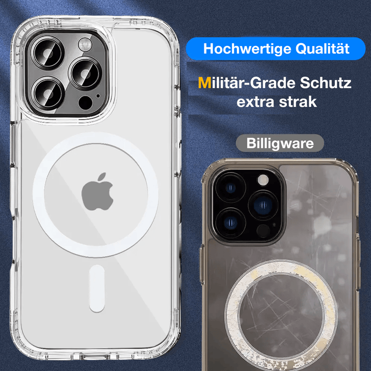 iPhone 16 Pro Max Hülle – MagSafe Handyhülle TPU + Acryl Silikon Case Cover von Xplay | iPhone 16 Pro Max kaufen bei Xplay