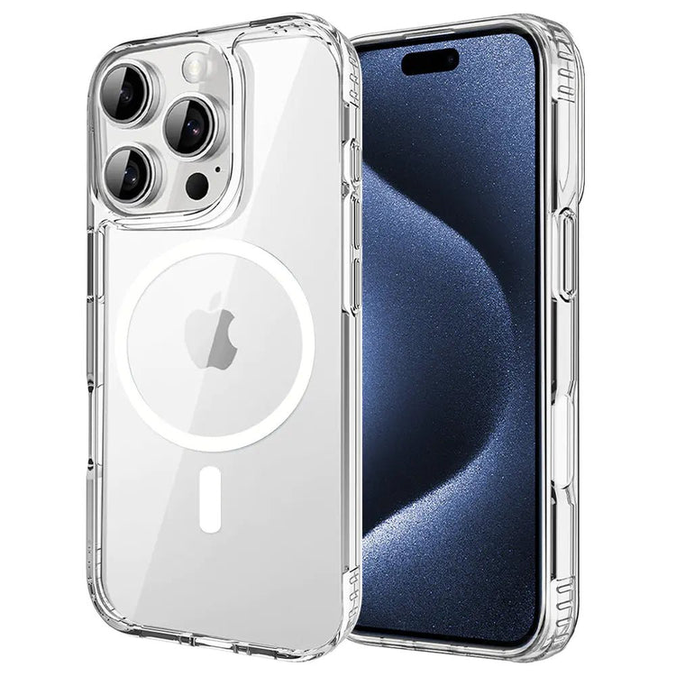 iPhone 16 Pro Max Hülle – MagSafe Handyhülle TPU + Acryl Silikon Case Cover von Xplay | iPhone 16 Pro Max kaufen bei Xplay