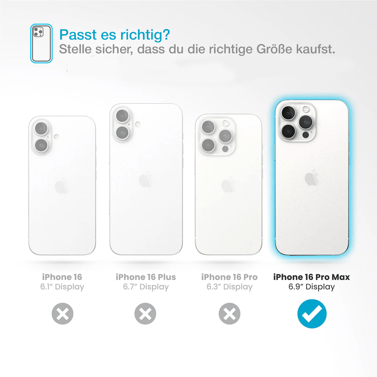 iPhone 16 Pro Max Hülle – MagSafe Handyhülle TPU + Acryl Silikon Case Cover von Xplay | iPhone 16 Pro Max kaufen bei Xplay