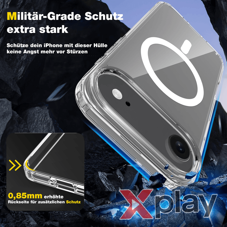 iPhone 17 Air Hülle – MagSafe Handyhülle TPU + Acryl von Xplay | iPhone 17 Air Hülle kaufen bei Xplay