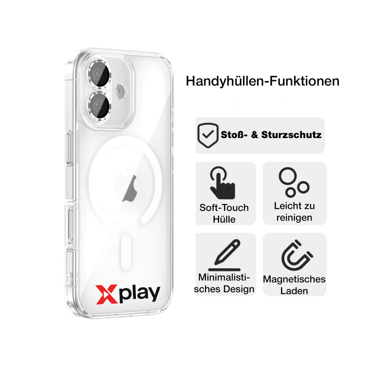 iPhone 17 Hülle – MagSafe Handyhülle TPU + Acryl (Kopie) von Xplay | iPhone 17 Air Hülle kaufen bei Xplay