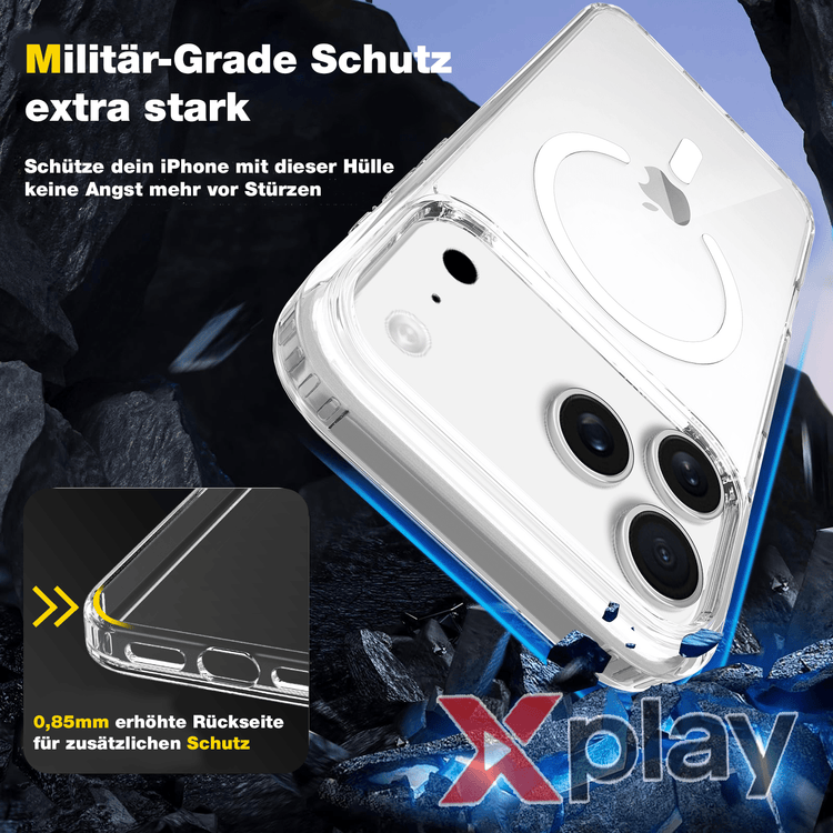 iPhone 17 Pro Hülle – MagSafe Handyhülle TPU + Acryl von Xplay | iPhone 17 Pro Hülle kaufen bei Xplay