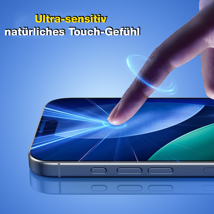 Echt Schutzglas 2+1er für iPhone 17 16 15 14 13 12 Pro Max Panzerfolie Schutz